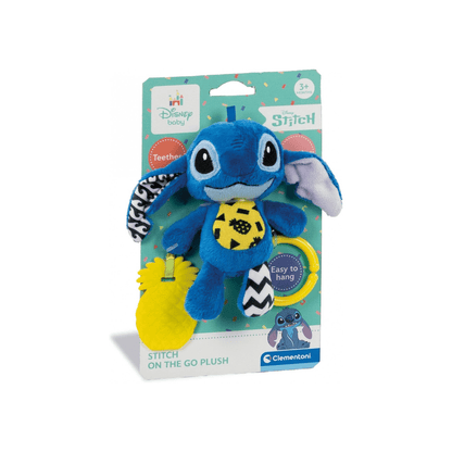 Stitch Soft Baby Rattle - Clementoni - The Toy Store