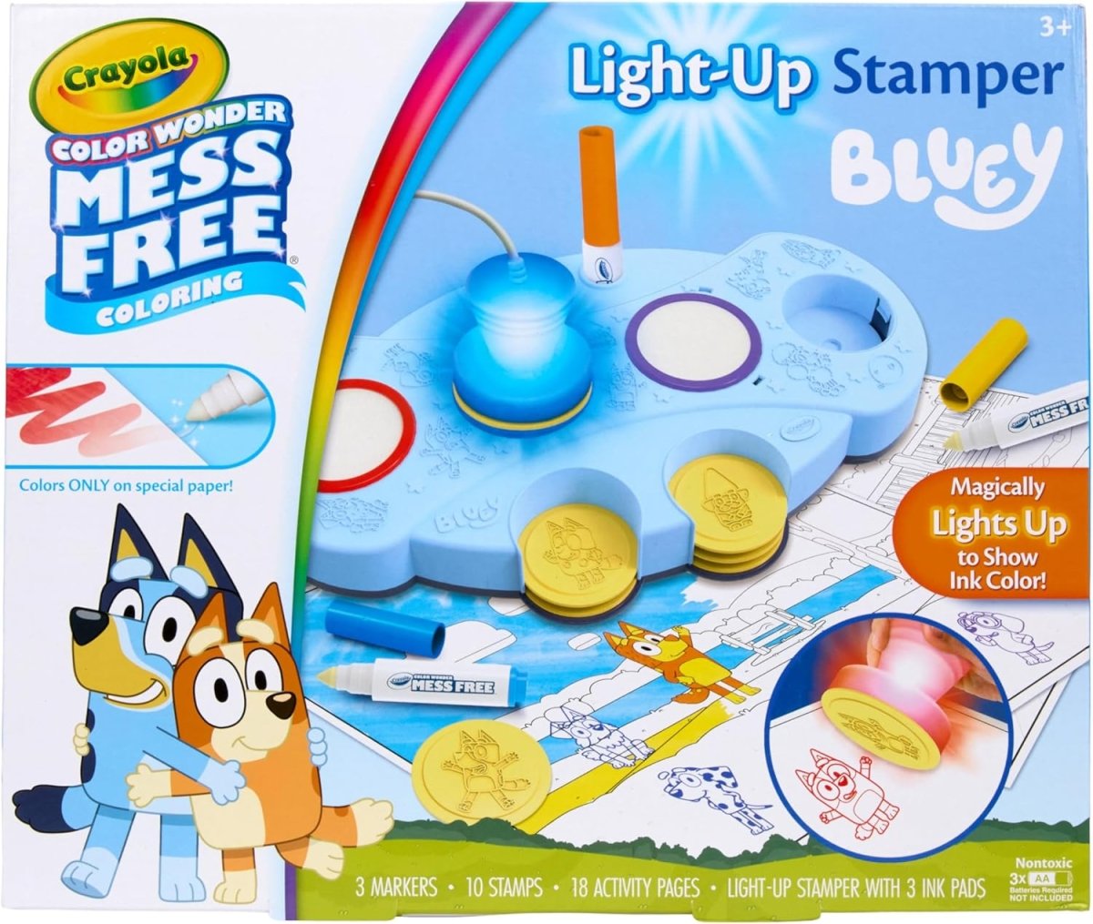 BLUEY Magic light up Stamper - Crayola - The Toy Store