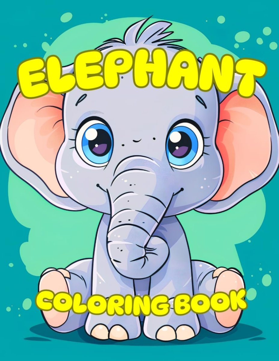 Coloring Album - Dotto & Amis Elephant - Crayola - The Toy Store