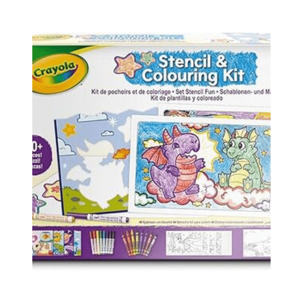 Creative Activity Stencil and Coloring Kit - Crayola - The Toy Store