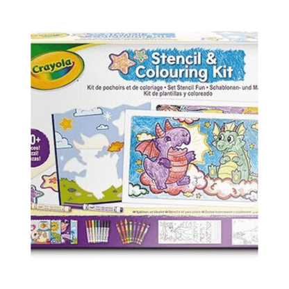 Creative Activity Stencil and Coloring Kit - Crayola - The Toy Store