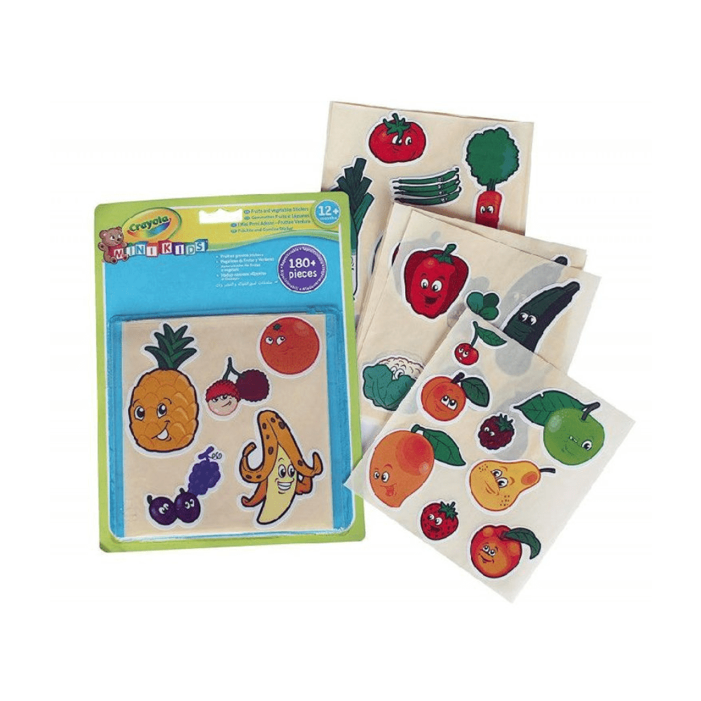 Fruits & Veggie Stickers - Crayola - The Toy Store