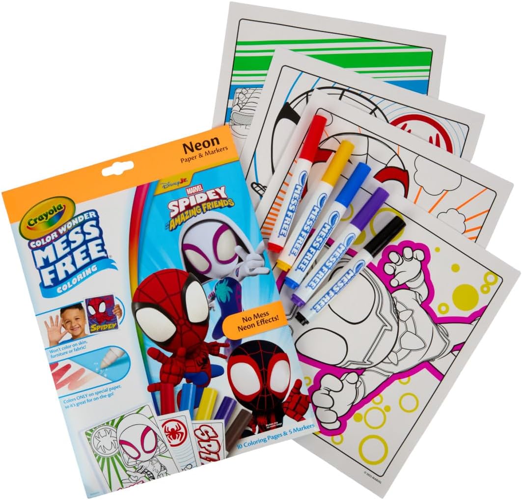 Wonder Spidey Coloring Kit - Crayola - The Toy Store