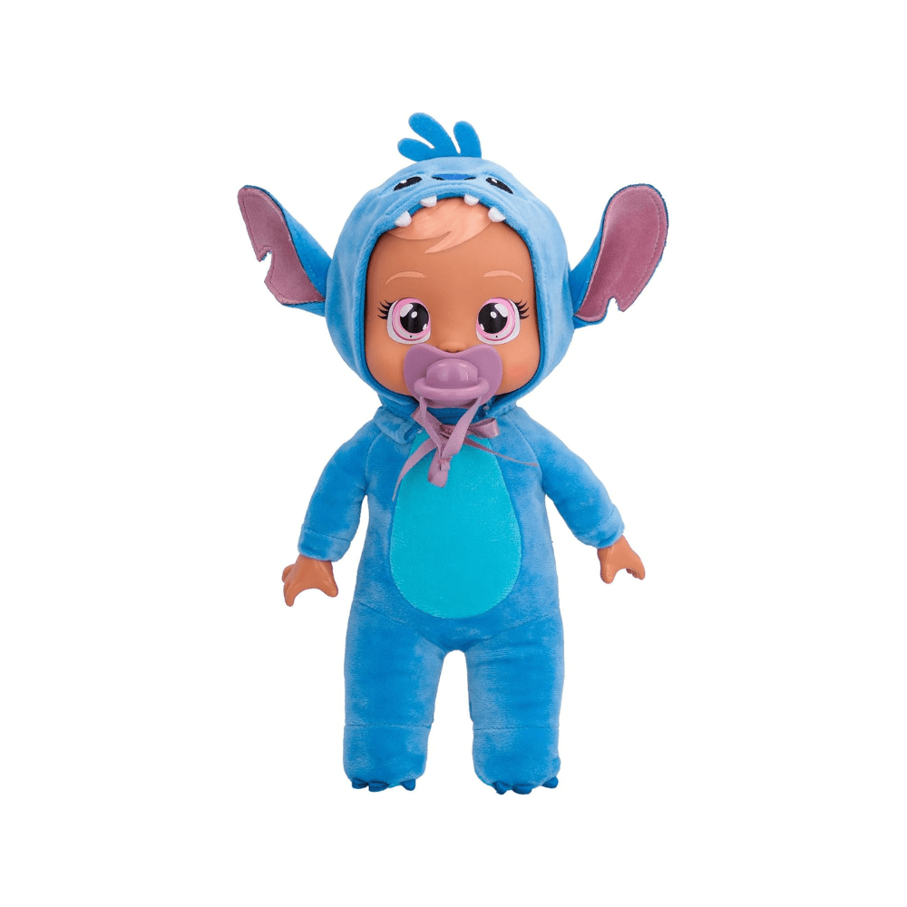 Tiny Cuddles Disney Stitch, Plush Baby Doll - Cry Babies - The Toy Store