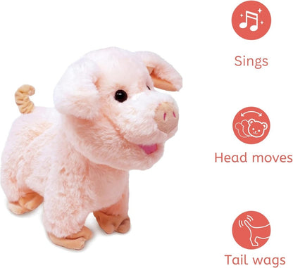 Barnyard Buddies Piggy Plush - Cuddle Barn - The Toy Store