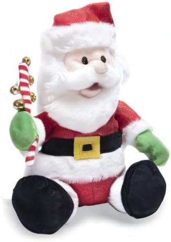 Jingling Santa Singing Santa Claus Christmas Plush Toy - Cuddle Barn - The Toy Store