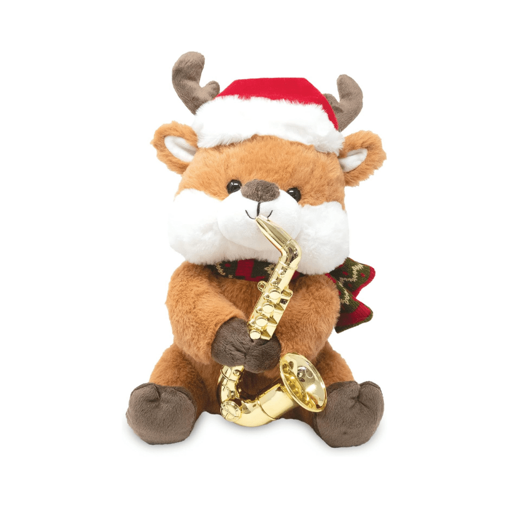 Merry Saxmas Sterling Plush - Cuddle Barn - The Toy Store