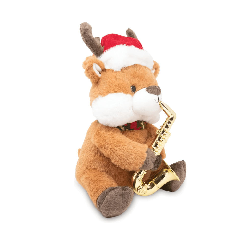 Merry Saxmas Sterling Plush - Cuddle Barn - The Toy Store