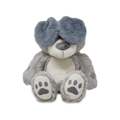 Peek & Play Parker 11" Gray Puppy - Cuddle Barn - The Toy Store