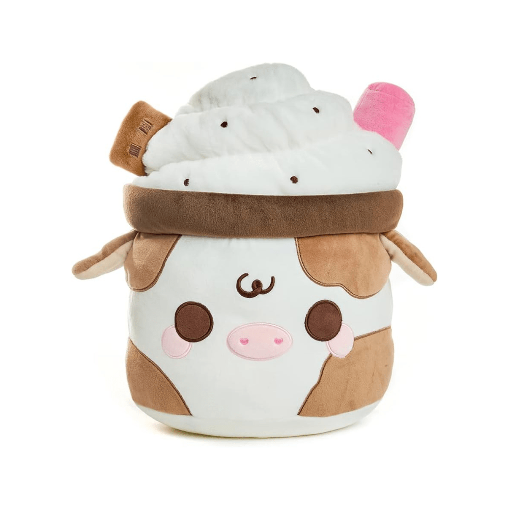 Plush Goals Soft Chocolate Mooshake - Cuddle Barn - The Toy Store