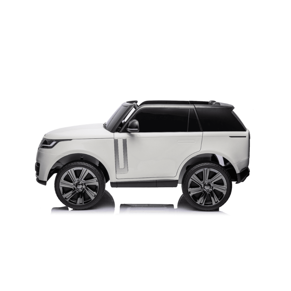 Licensed 2021 Range Rover SUV in white, side profile
