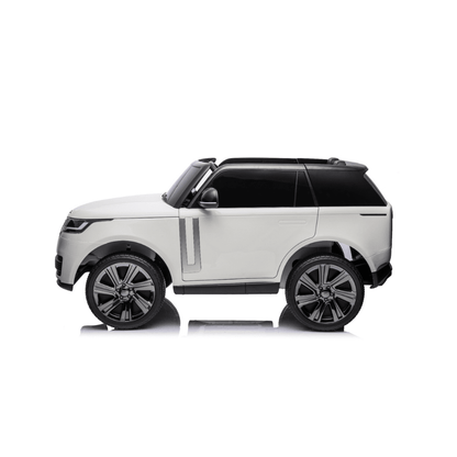 Licensed 2021 Range Rover SUV in white, side profile