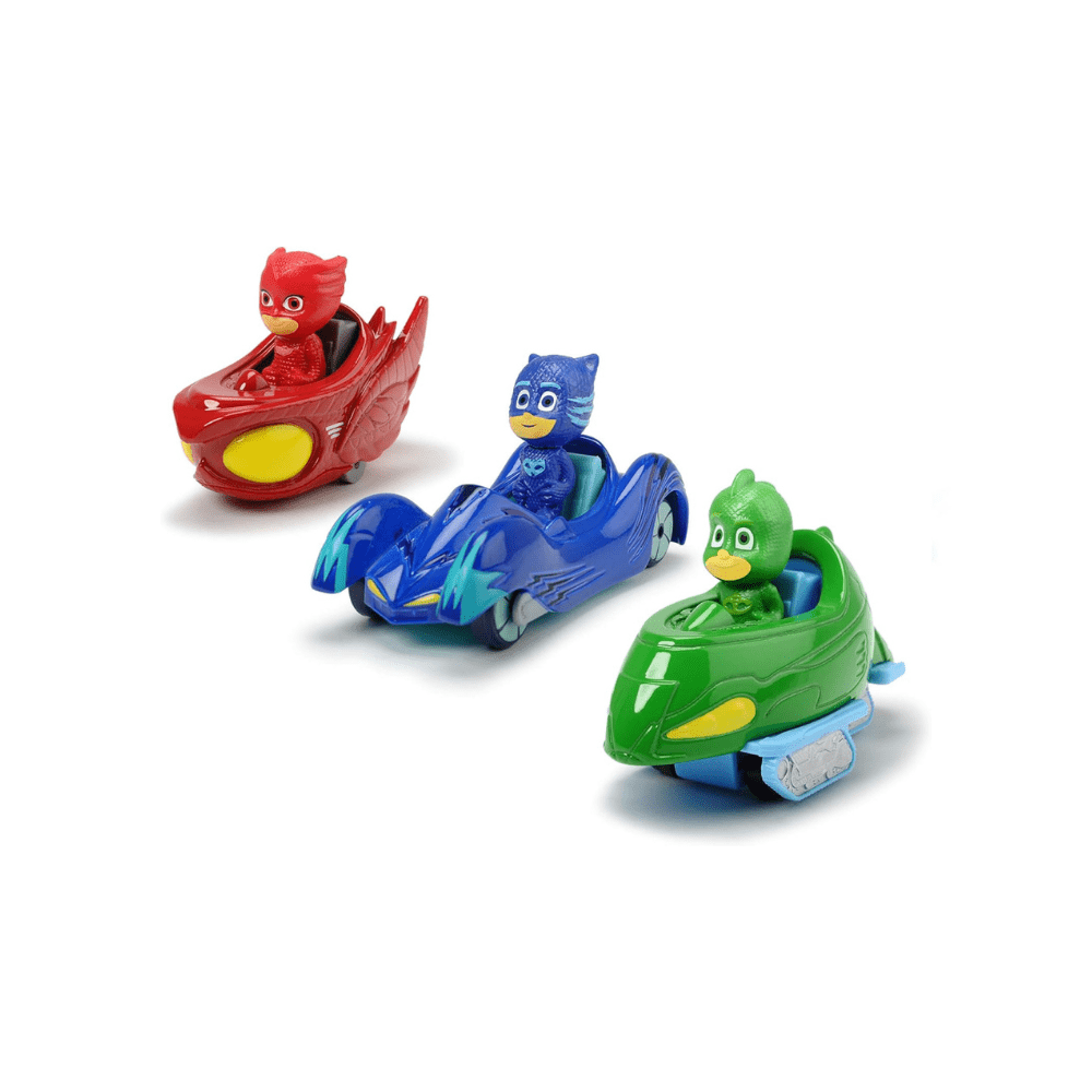 PJ Masks 3 - Pack Cars Set - Dickie - The Toy Store