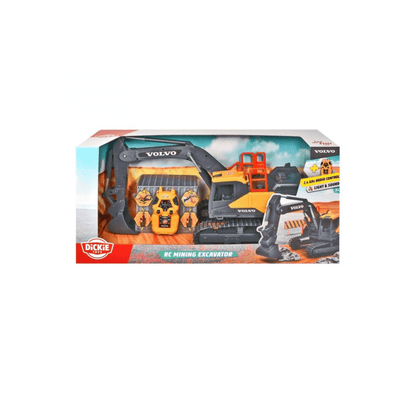 Rc Volvo Mini Excavator Steerable Excavator - Dickie - The Toy Store