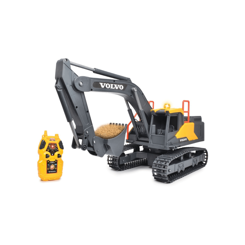 Rc Volvo Mini Excavator Steerable Excavator - Dickie - The Toy Store