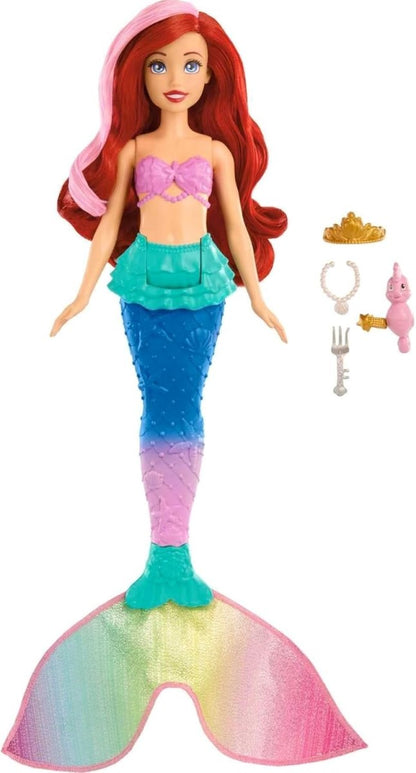 Princess Toys, Ariel Swimming Mermaid Fashion Doll With Color - Change Hair & Tail - Disney - The Toy Store