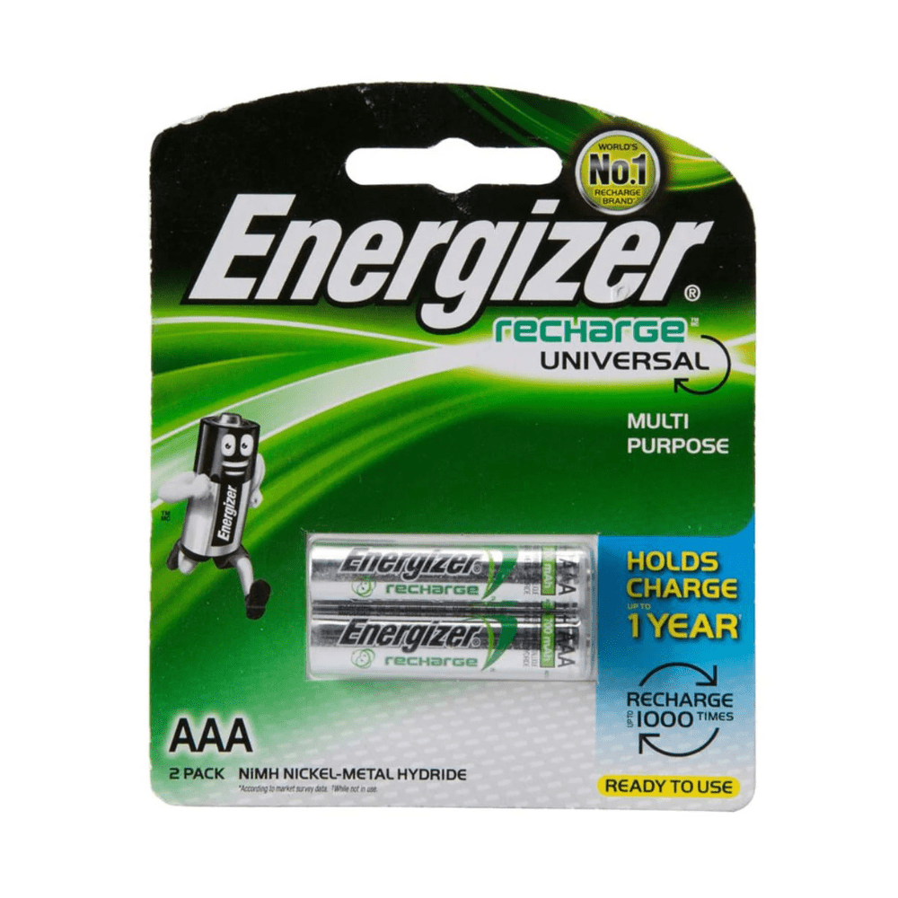 Energizer Recharge Universal AAA (2 Pack) - Energizer - The Toy Store
