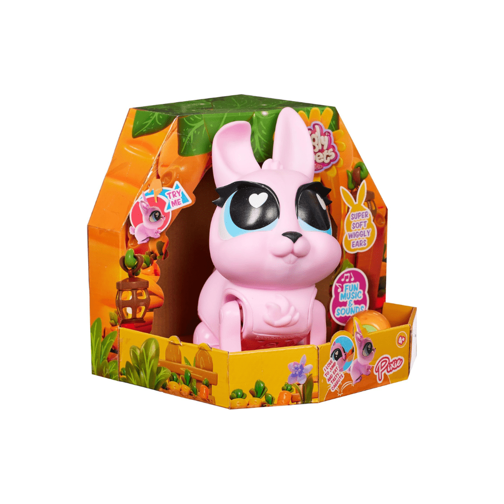 Jiggly Pet Rabbit Plush - Eolo - The Toy Store