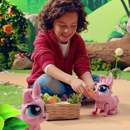 Jiggly Pet Rabbit Plush - Eolo - The Toy Store