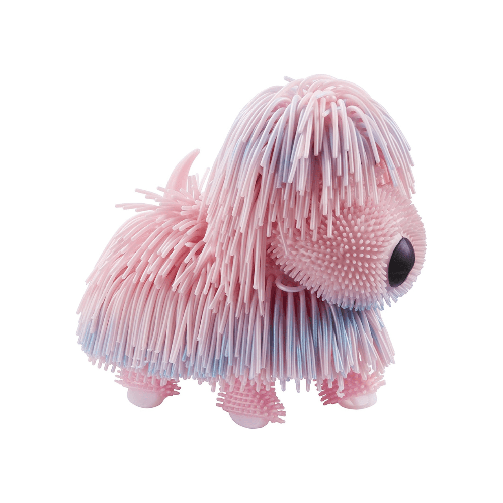Jiggly Pets Puppy Plush - Eolo - Pink - The Toy Store