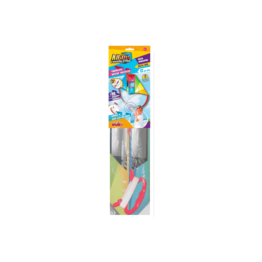 Kites Ready 2 Fly - Up Mini Nylon Kite Deltabox - Eolo - The Toy Store