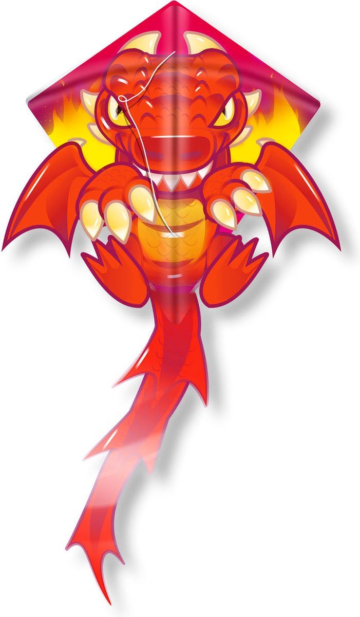 Kites Ready 2 Fly - Up Mini Nylon Kite Dragon - Eolo - The Toy Store
