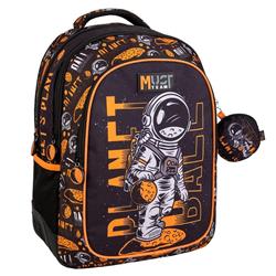 Primary School Backpack Must Team Planet Ball 3 Compartments