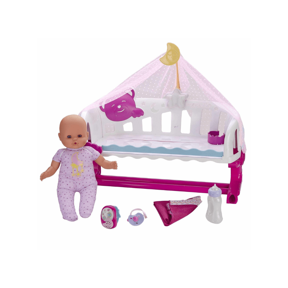 Baby and Cradle, Sleeping With Me - Famosa - The Toy Store