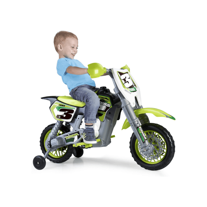 Electric Moto Cross Green 6V