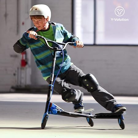 Yvolution Fliker Carver C3 Blue Scooter - Fliker - The Toy Store