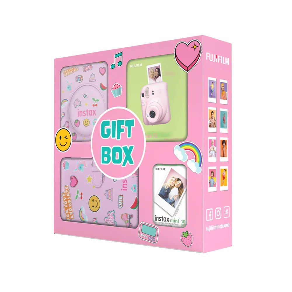 Instax Camera Mini12 Promo Kit Pink - Fujifilm - The Toy Store