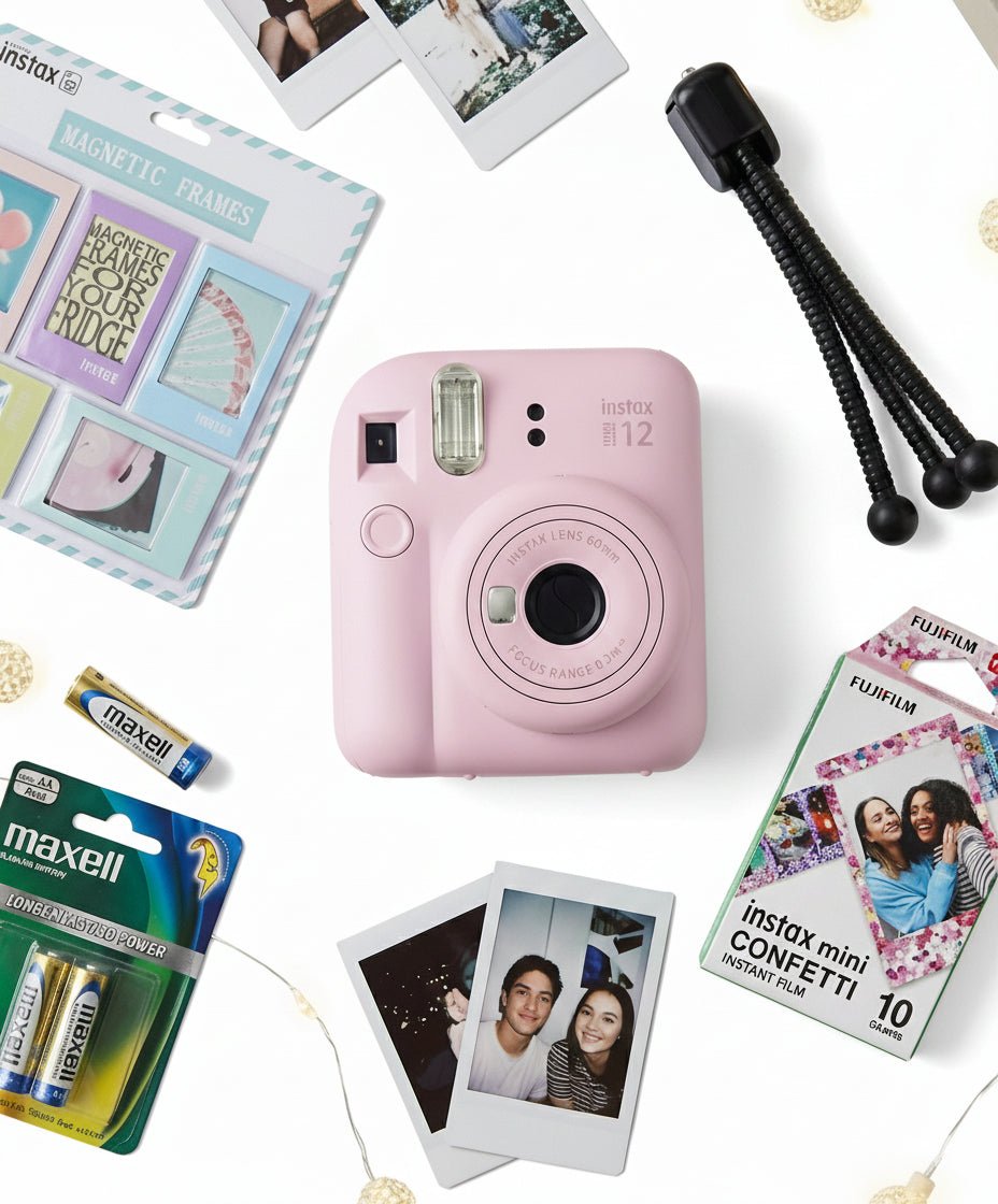 Instax Camera Mini12 Promo Kit Pink - Fujifilm - The Toy Store