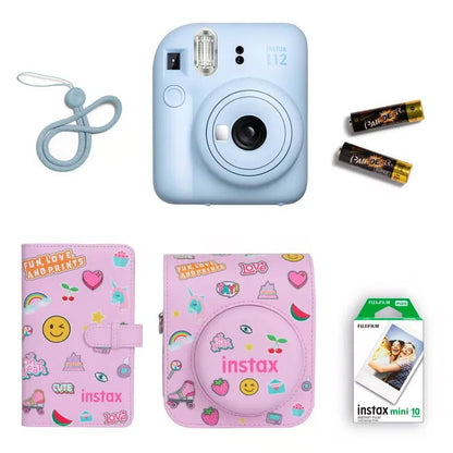 Instax Mini 12 Instant Camera Promo Kit - Blue - Fujifilm - The Toy Store
