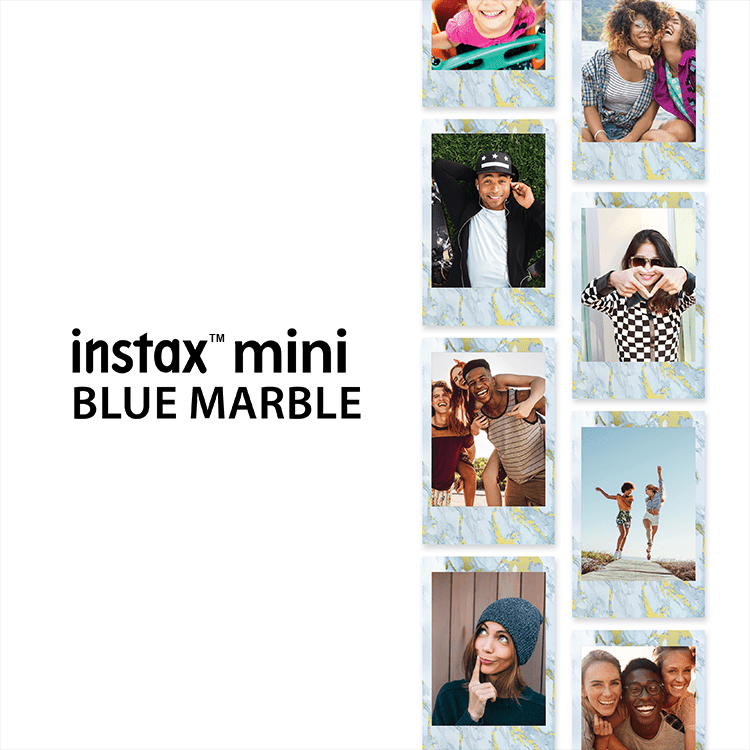 Instax mini Blue Marble Film - Fujifilm - The Toy Store