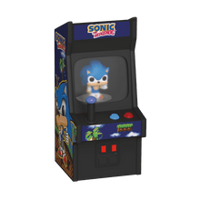 Arcade Sonic the Hedgehog mini arcade cabinet with screen and control buttons