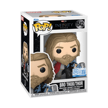 Funko Pop! Bro Thor/Thor figure box, Infinity Saga, bearded with blue armor