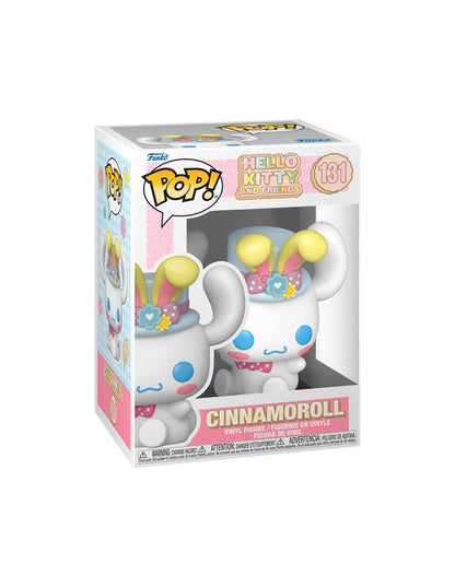 Cinnamoroll Pop vinyl figure with bunny ears, in box packaging