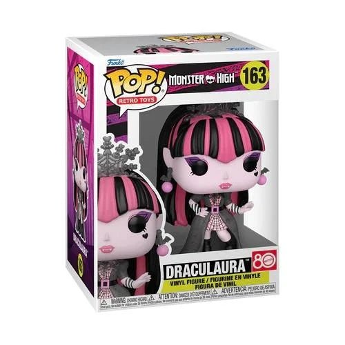 Draculaura (Howliday Outfit) Vinyl-POP! Figur in Box, pink-schwarzes Kleid