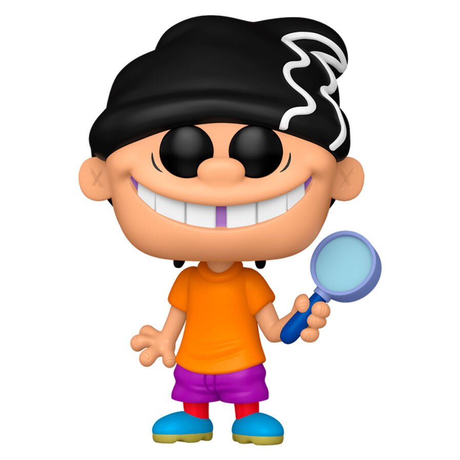 Ed 'Double D' figura con gorro negro, camisa naranja y pantalón morado
