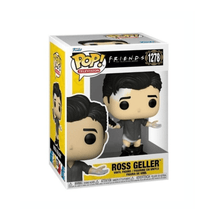 Funko POP! Ross Geller boxed vinyl figure, gray shirt and black hair