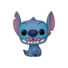 Vinyl Jumbo Stitch Pop Figur, blauer Alien mit großen Ohren und Zähnen