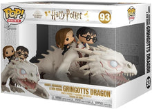 Gringotts Dragon vinyl figure with riders, Funko POP! Rides box front