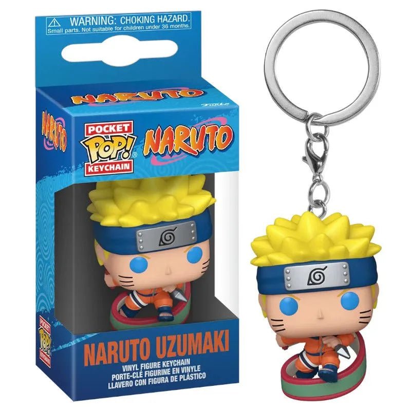 Naruto Uzumaki Pocket Pop! vinyl figure keychain with headband and orange outfit