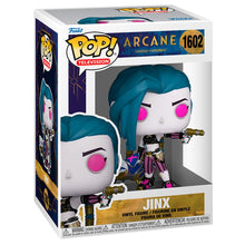 Arcane Jinx Funko POP! Television vinyl figure in box, teal hair, pink eyes