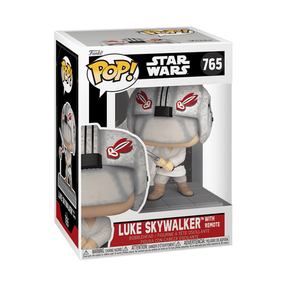 Funko Pop Star Wars Luke Skywalker figure with remote, in retail box (765).