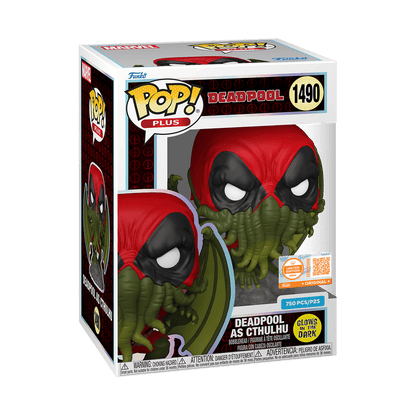 Funko POP! Plus Deadpool as Cthulhu in box, glowing edition 1490