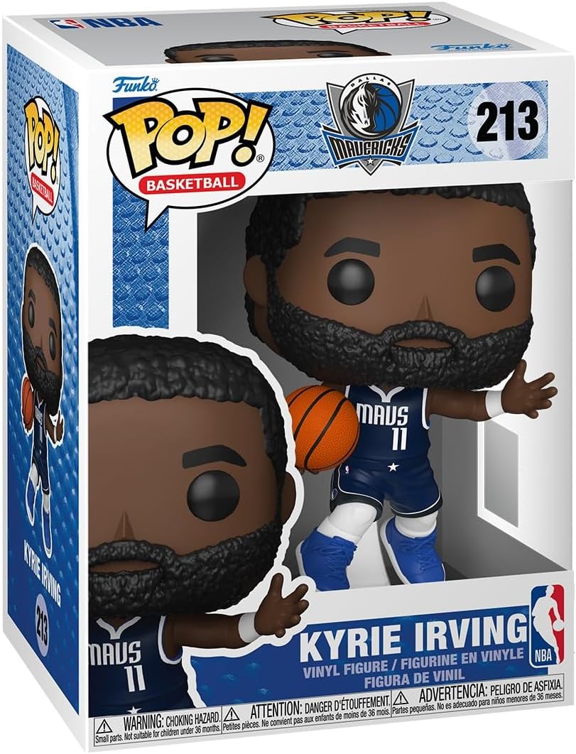 Funko POP! Kyrie Irving Dallas Mavericks Vinylfigur, Trikot mit Basketball