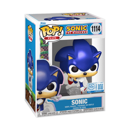 Funko POP! Sonic Plus pearlescent vinyl figure in window box, number 1114