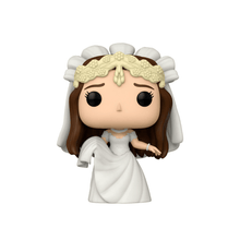 Rachel Green POP vinyl figure, white dress and beaded tiara headband