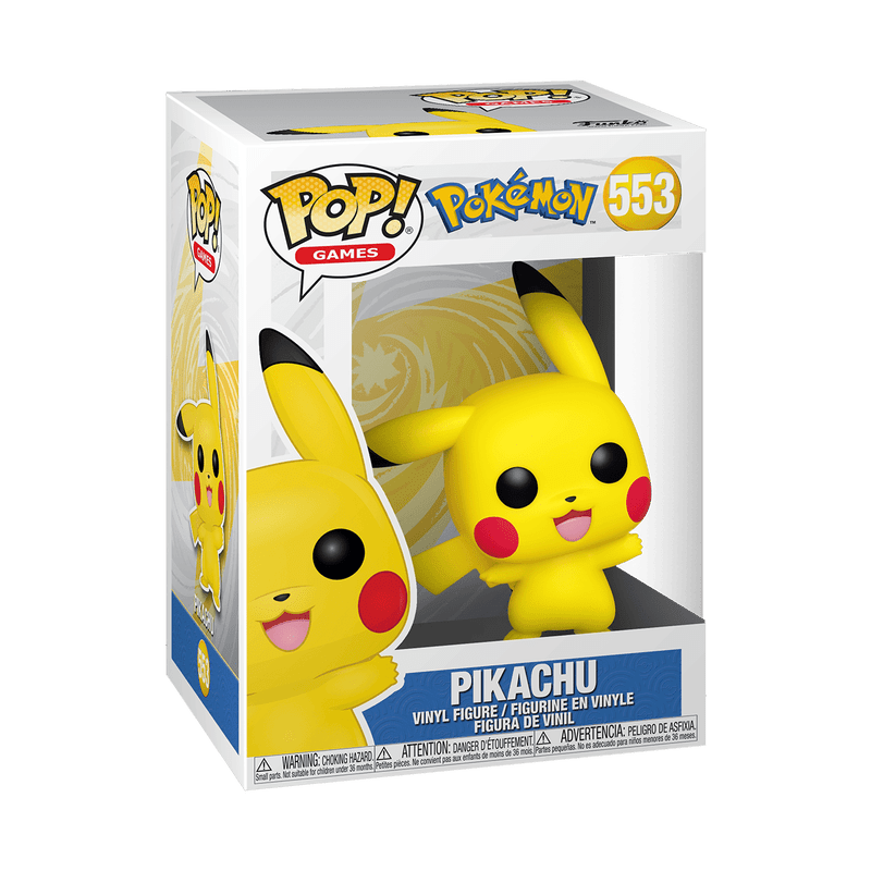 Funko POP! Games Pikachu vinyl figure in box, number 553